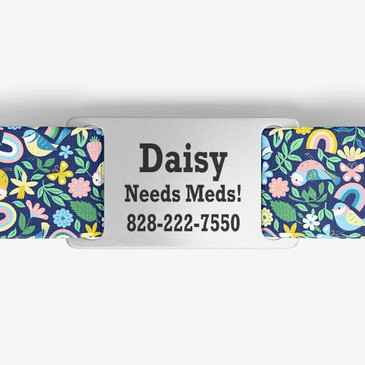 closeup of nameplate personalization